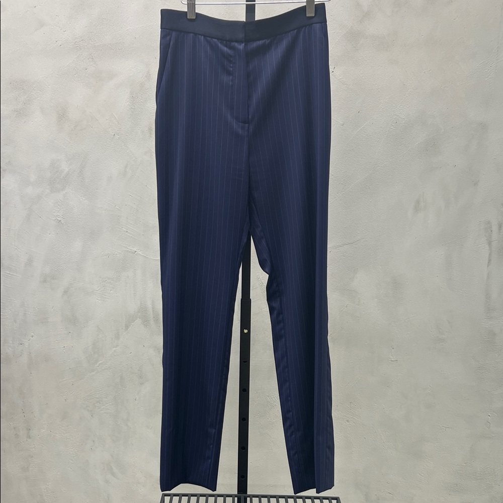 Pallas Navy Pinstripe Pants